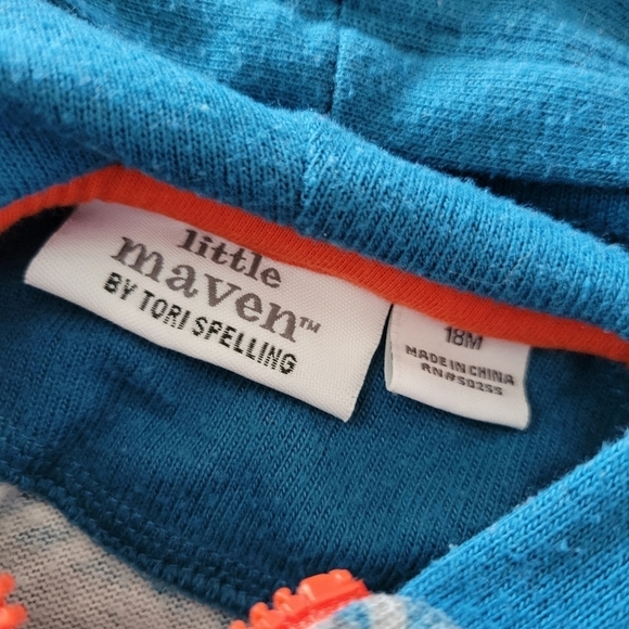 Little Maven Baby Boy Outfit Blue Jacket Pants 18M - Picture 4 of 4